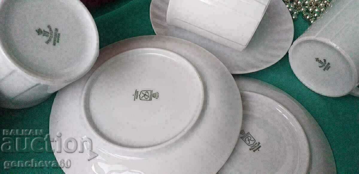 Porcelain long coffee mugs/label - 7 Porcelain long coffee mugs/label - 7