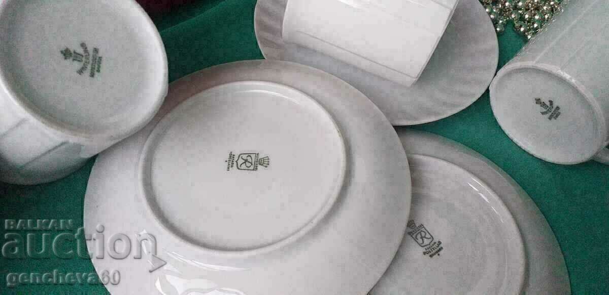 Căni de cafea lungi/etichetă din porțelan - 7