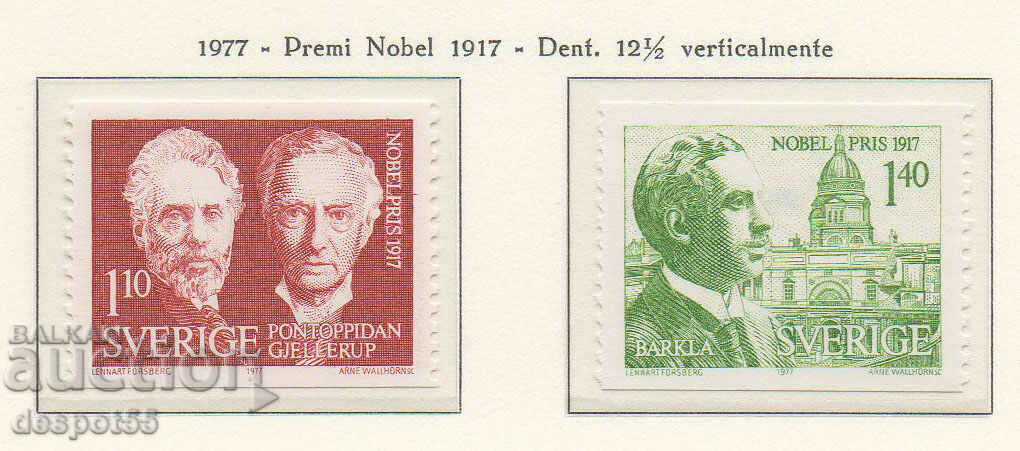 1977. Швеция. Носители на Нобелова награда 1917 год.