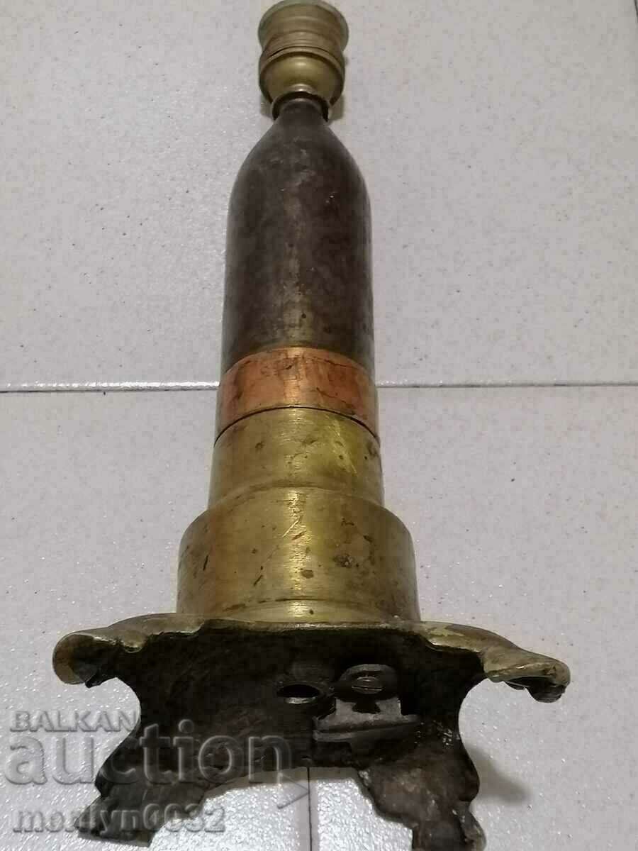 A lamp made from a Russian shell WW1 soldier's craft with price 279.00 BGN | € 142.65
