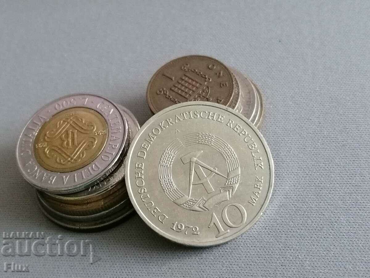 Монета - Германия - 10 марки (Бухенвалд) | 1972г.