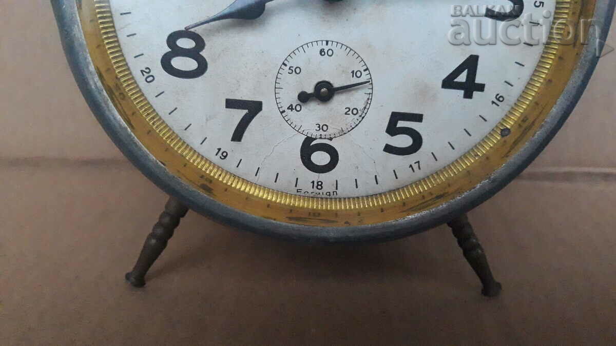 Auction Early 20th century alarm clock Auction Early 20th century alarm clock