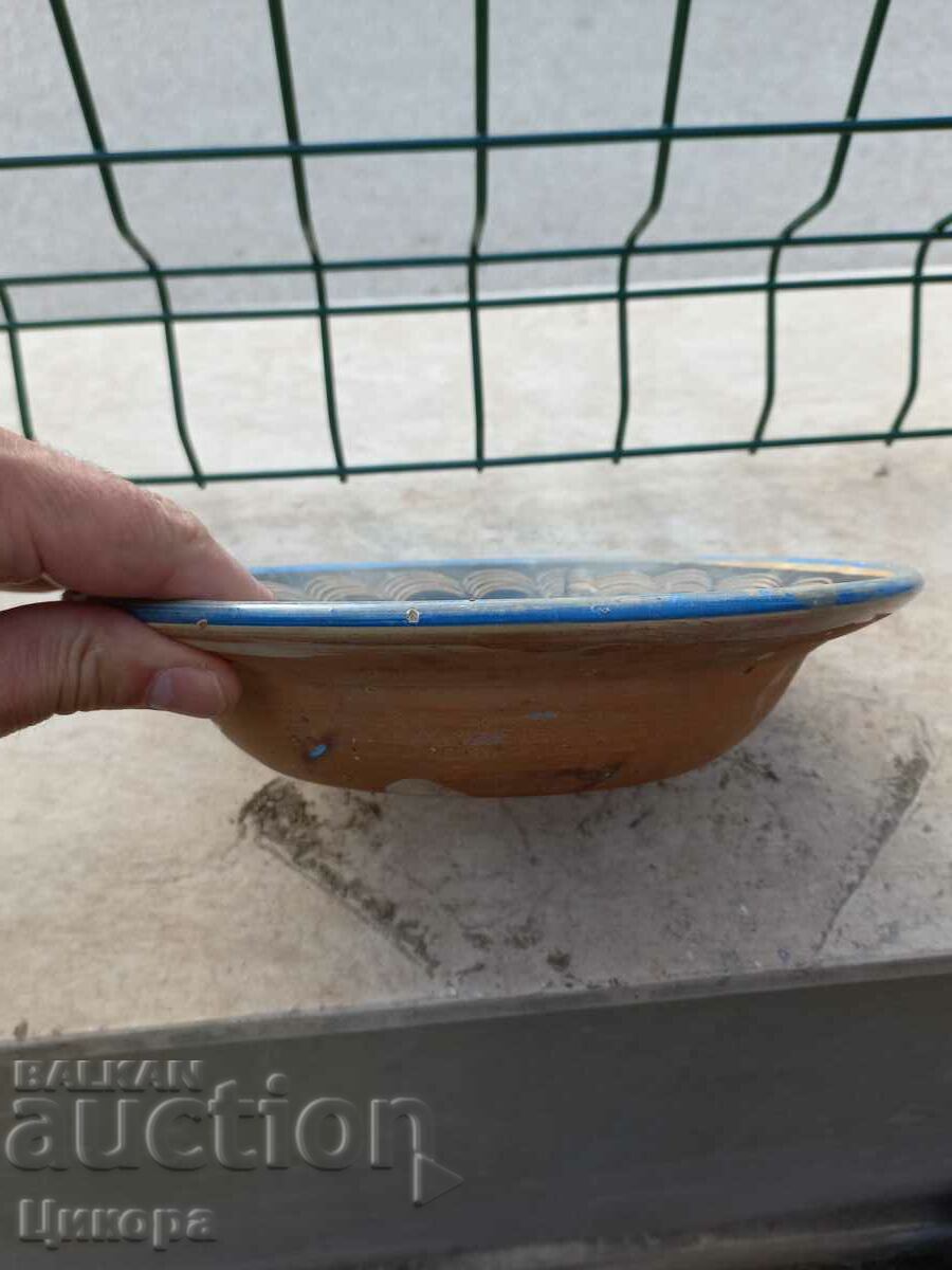 Auction OLD PAINTED POTTERY PLATE SEAL Auction OLD PAINTED POTTERY PLATE SEAL