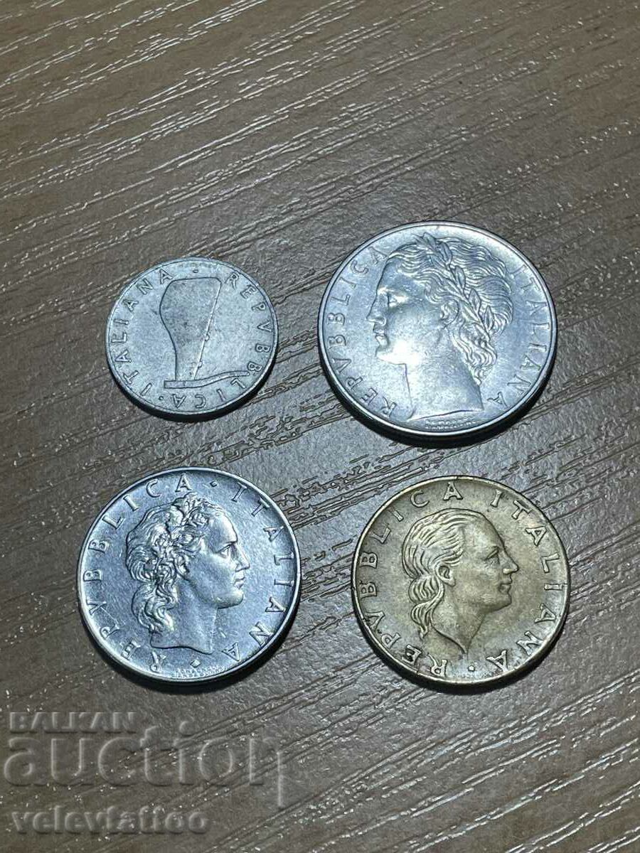 Lot Italy 4 coins