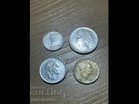 Лот Италия 4 монети