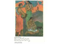 Стара картичка - Изкуство - Пол Гоген, Таитянски жени