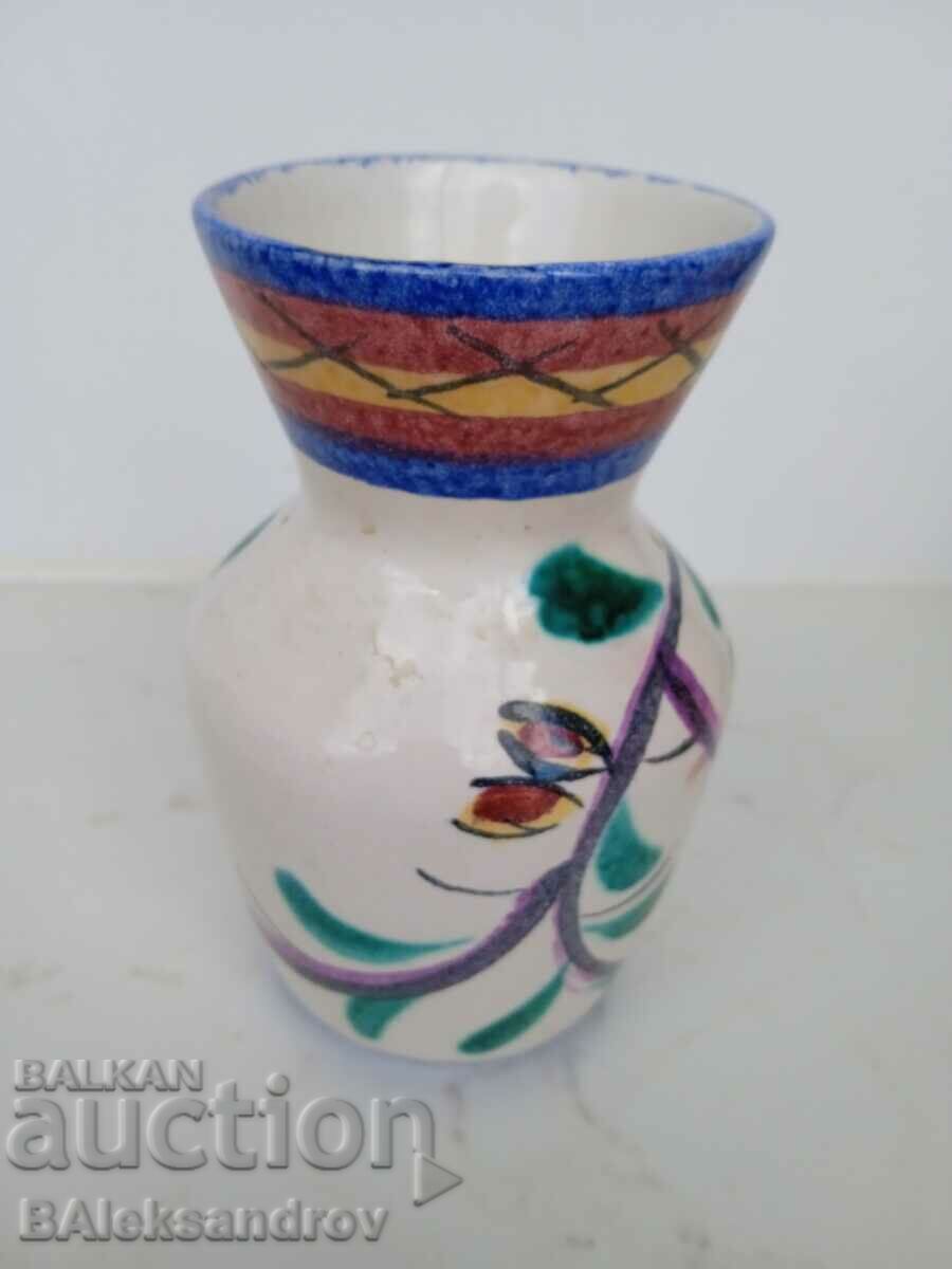 German ceramic vase, marked with price 7.00 BGN | € 3.58 German ceramic vase, marked with price 7.00 BGN | € 3.58