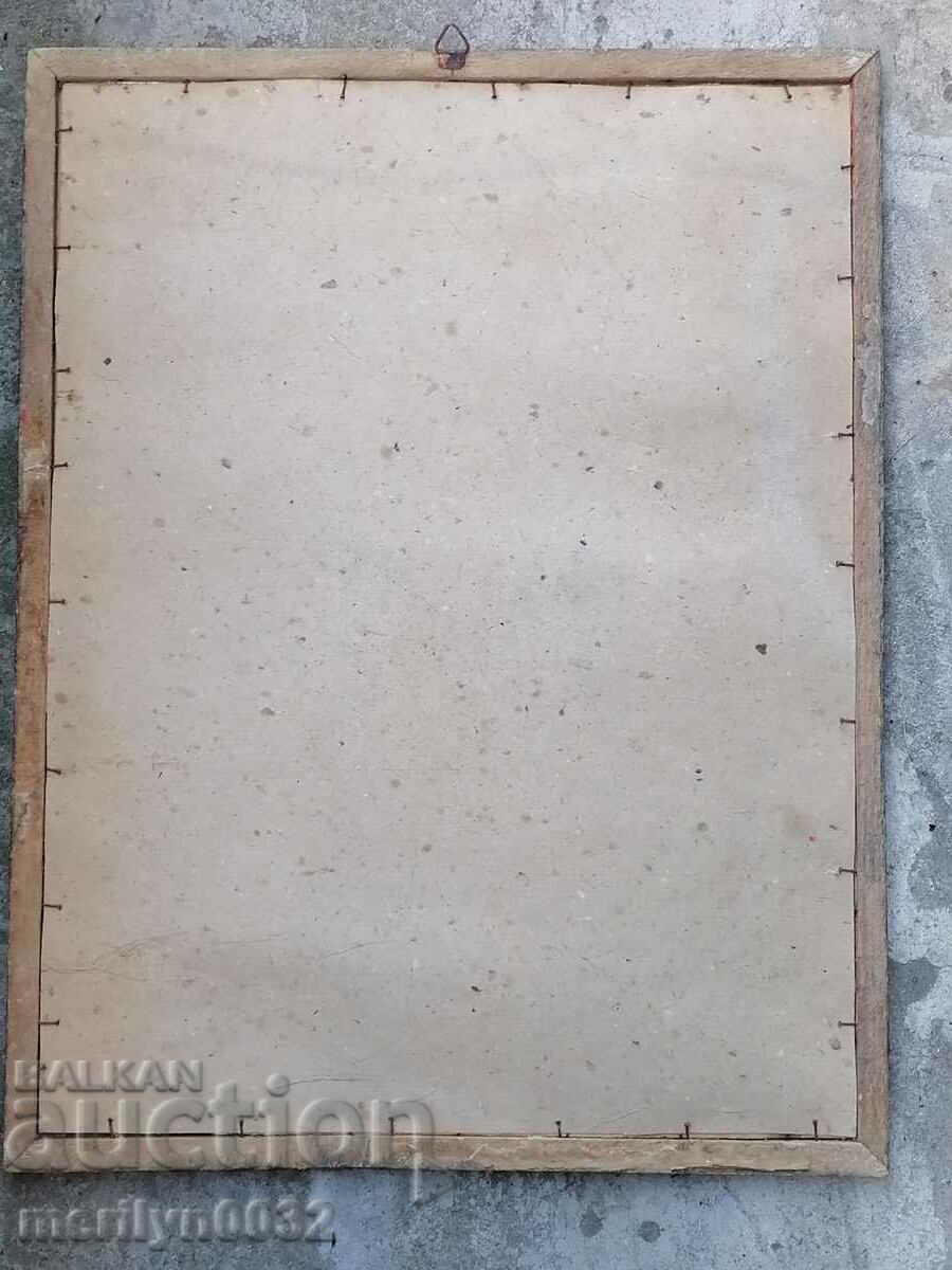 Auction Portrait Alexander Stamboliyski 20 years frame BZNS Auction Portrait Alexander Stamboliyski 20 years frame BZNS