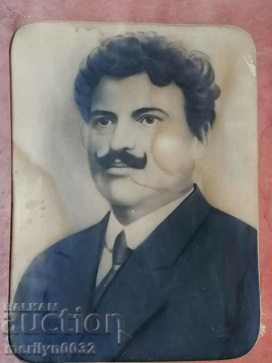 Portrait Alexander Stamboliyski 20 years frame BZNS - 7 Portrait Alexander Stamboliyski 20 years frame BZNS - 7