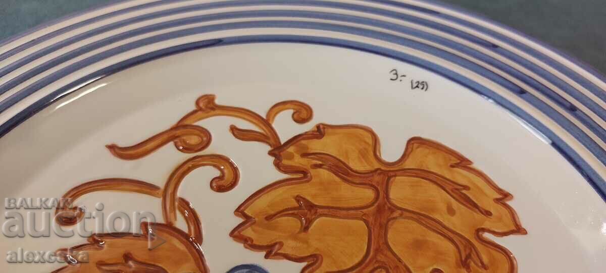 Wall plate - white ceramic - 5 Wall plate - white ceramic - 5