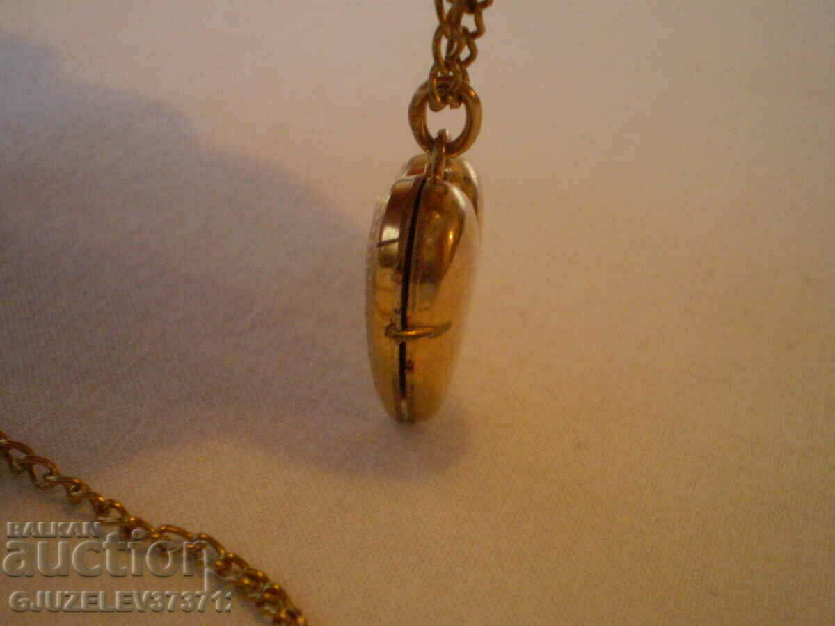 1930 - MEDALION DE AUR DUBLU INIMĂ PENTRU FOTO - 6