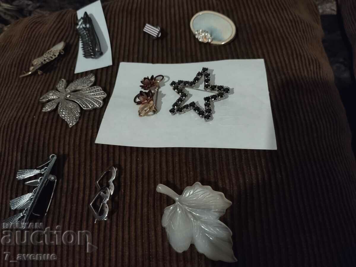 Lot of brooches, brooch, very different and interesting with price 40.00 BGN | € 20.45 Lot of brooches, brooch, very different and interesting with price 40.00 BGN | € 20.45