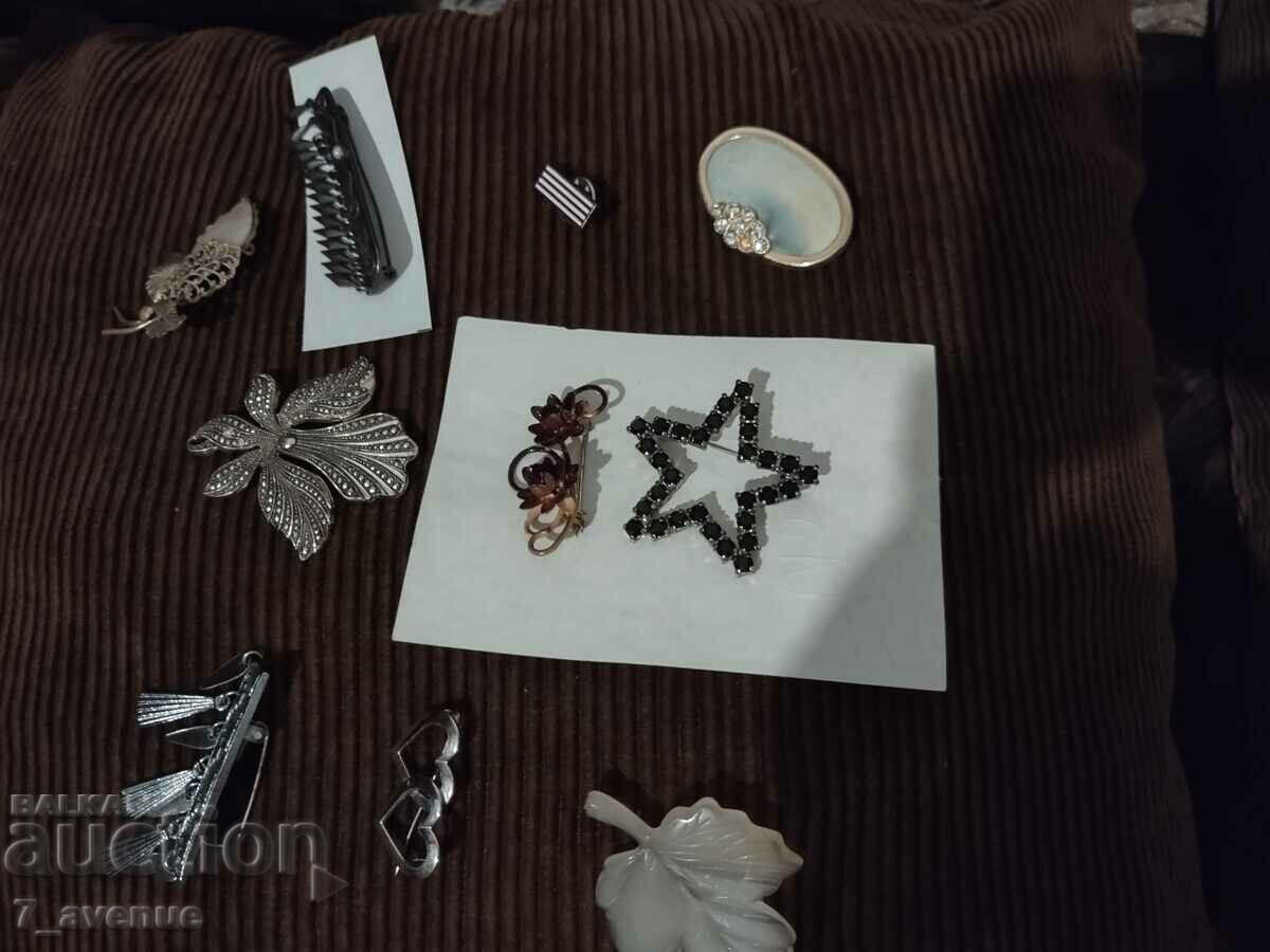 Delivery of Lot of brooches, brooch, very different and interesting Delivery of Lot of brooches, brooch, very different and interesting