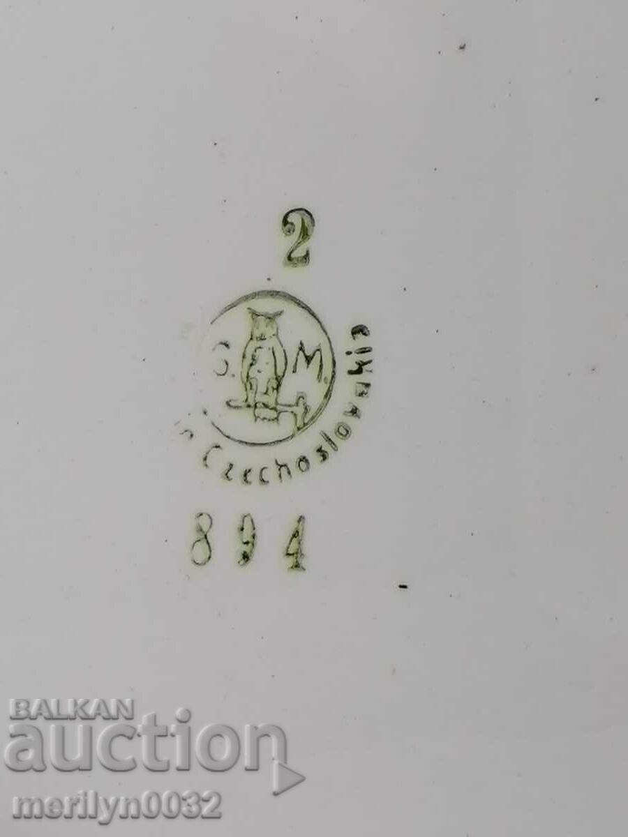 Delivery of Czech porcelain tray, porcelain, backgammon, service