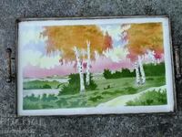 Czech porcelain tray, porcelain, tray, service