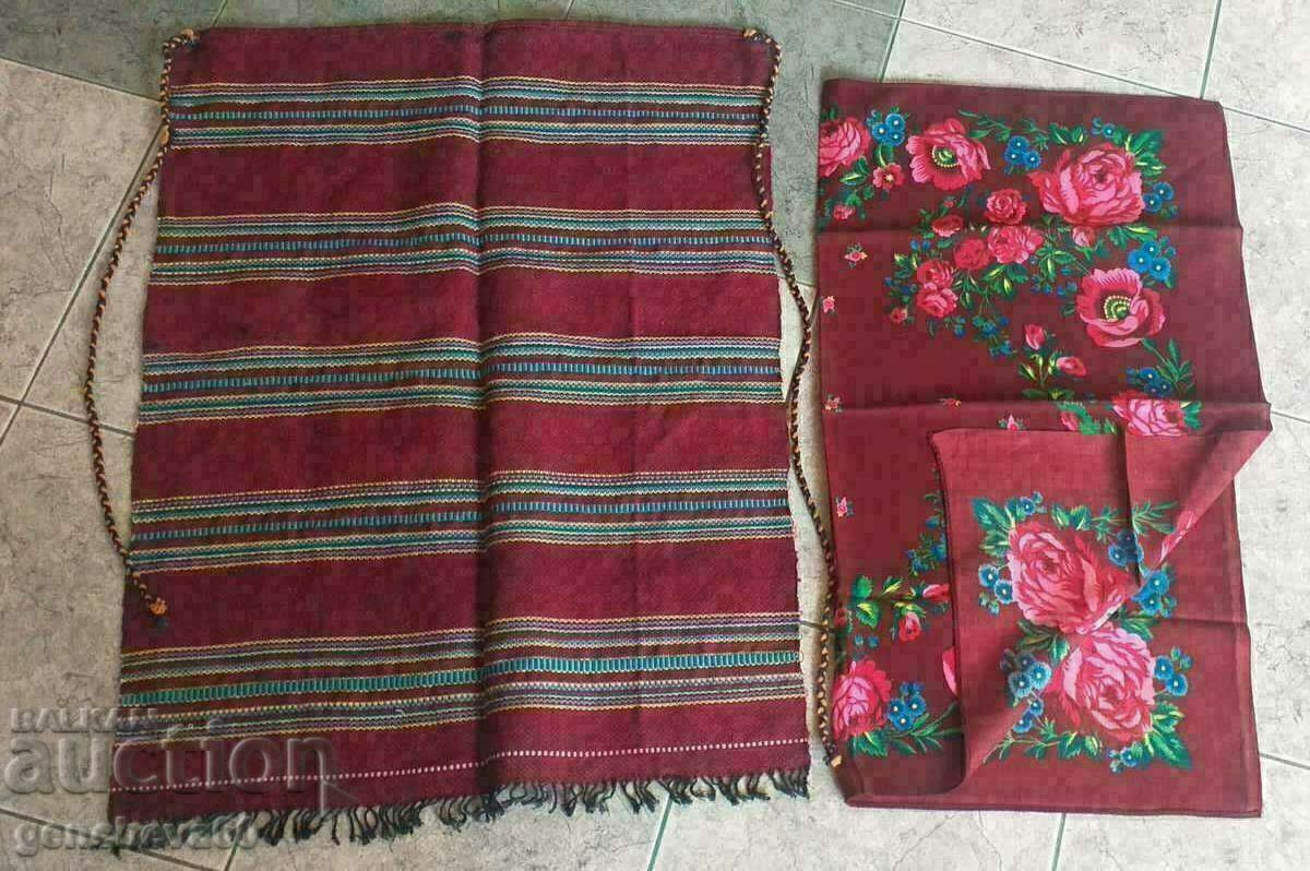 Authentic costume apron and scarf