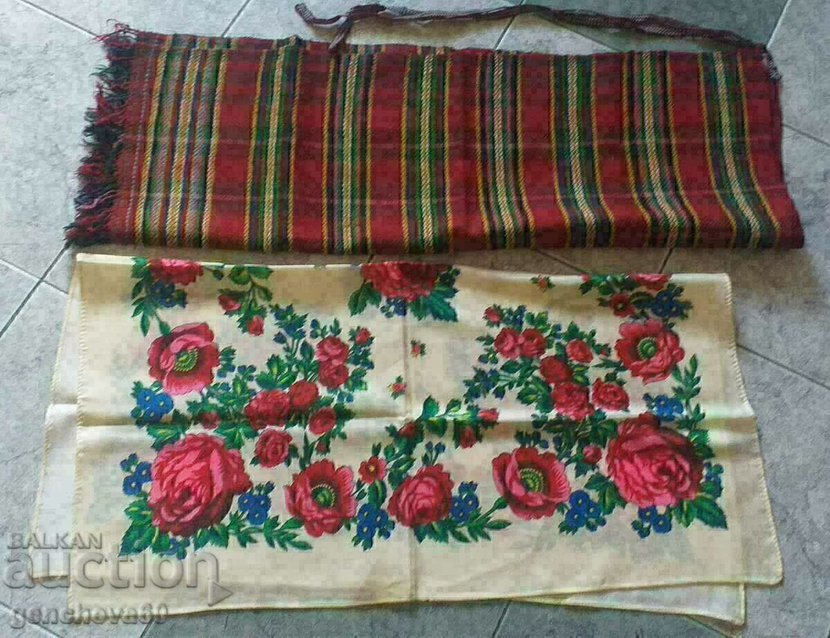 Authentic apron and headscarf with roses - 6 Authentic apron and headscarf with roses - 6