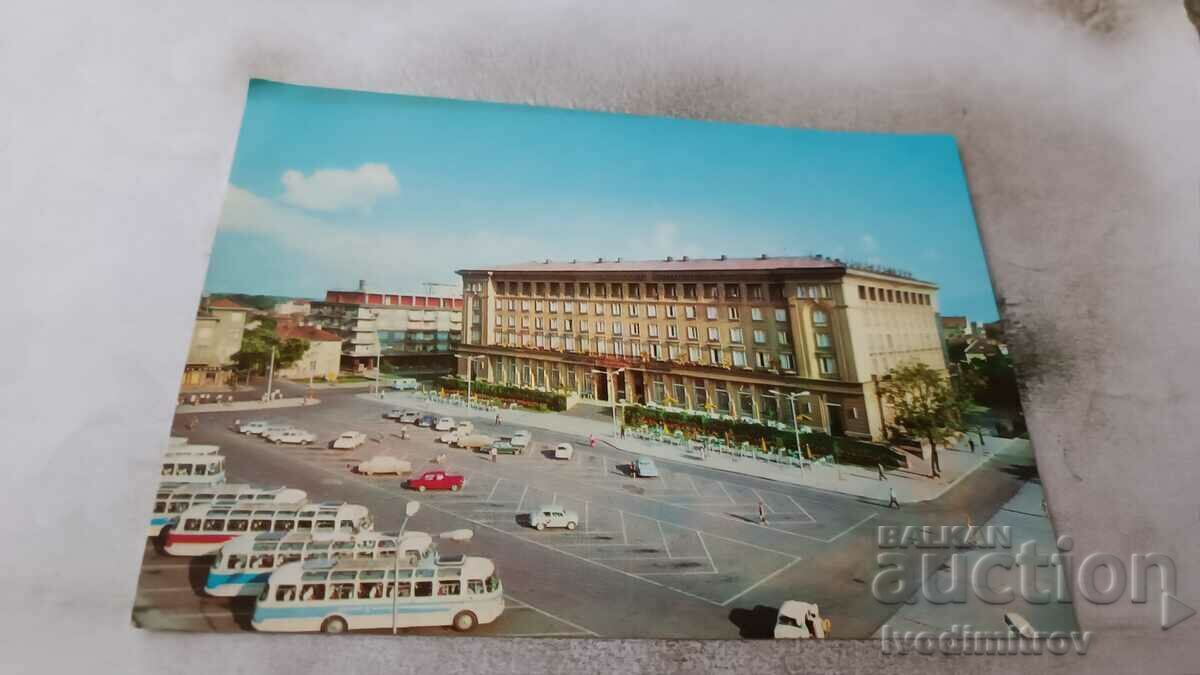 Carte poștală Plovdiv Hotel Trimontsium 1980