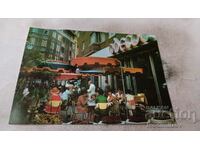 Postcard Varna Cafe Odessos 1973