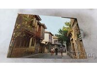 Postcard Sozopol Street in the old part of the city 1981
