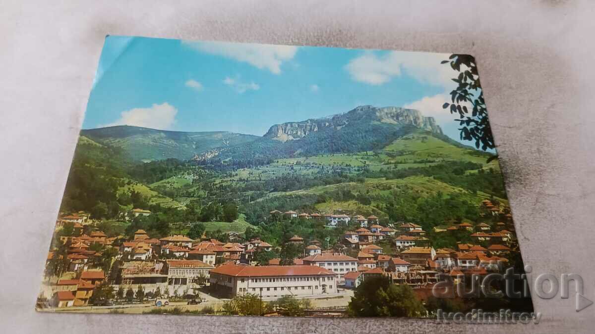 Postcard Teteven View 1973