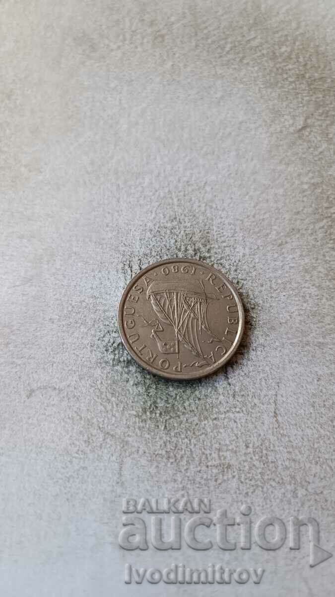 Portugal 5.00 Escudos 1980 with price 0.85 BGN | € 0.43 Portugal 5.00 Escudos 1980 with price 0.85 BGN | € 0.43