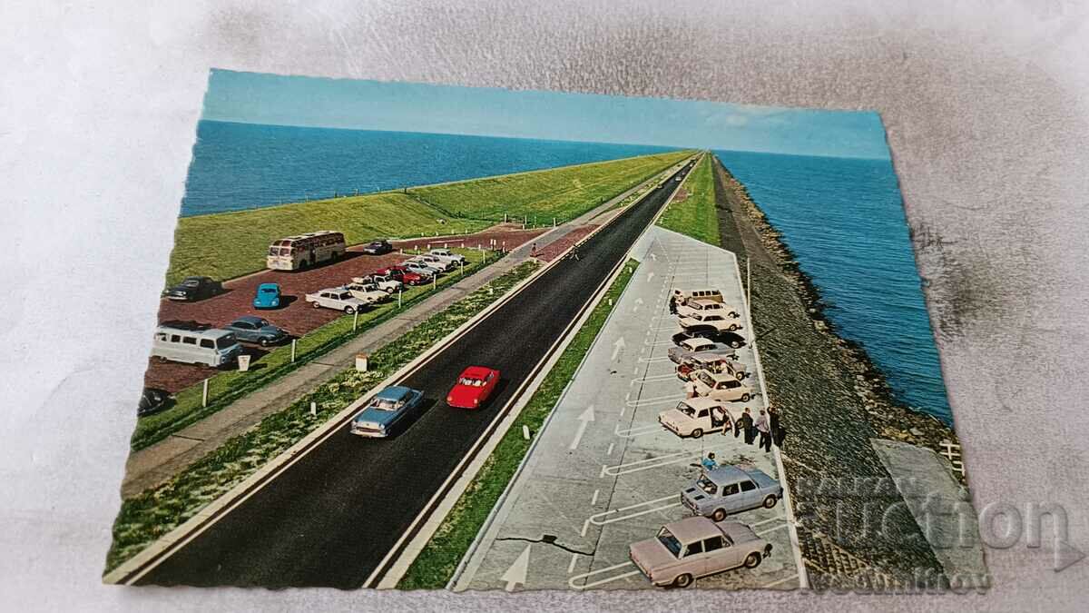 Пощенска картичка Monument Afsluitdijk
