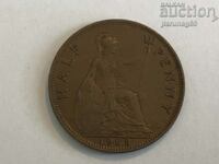 Marea Britanie 1/2 Penny 1928 (SF) George V