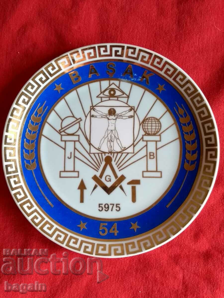 Unique Masonic dish.