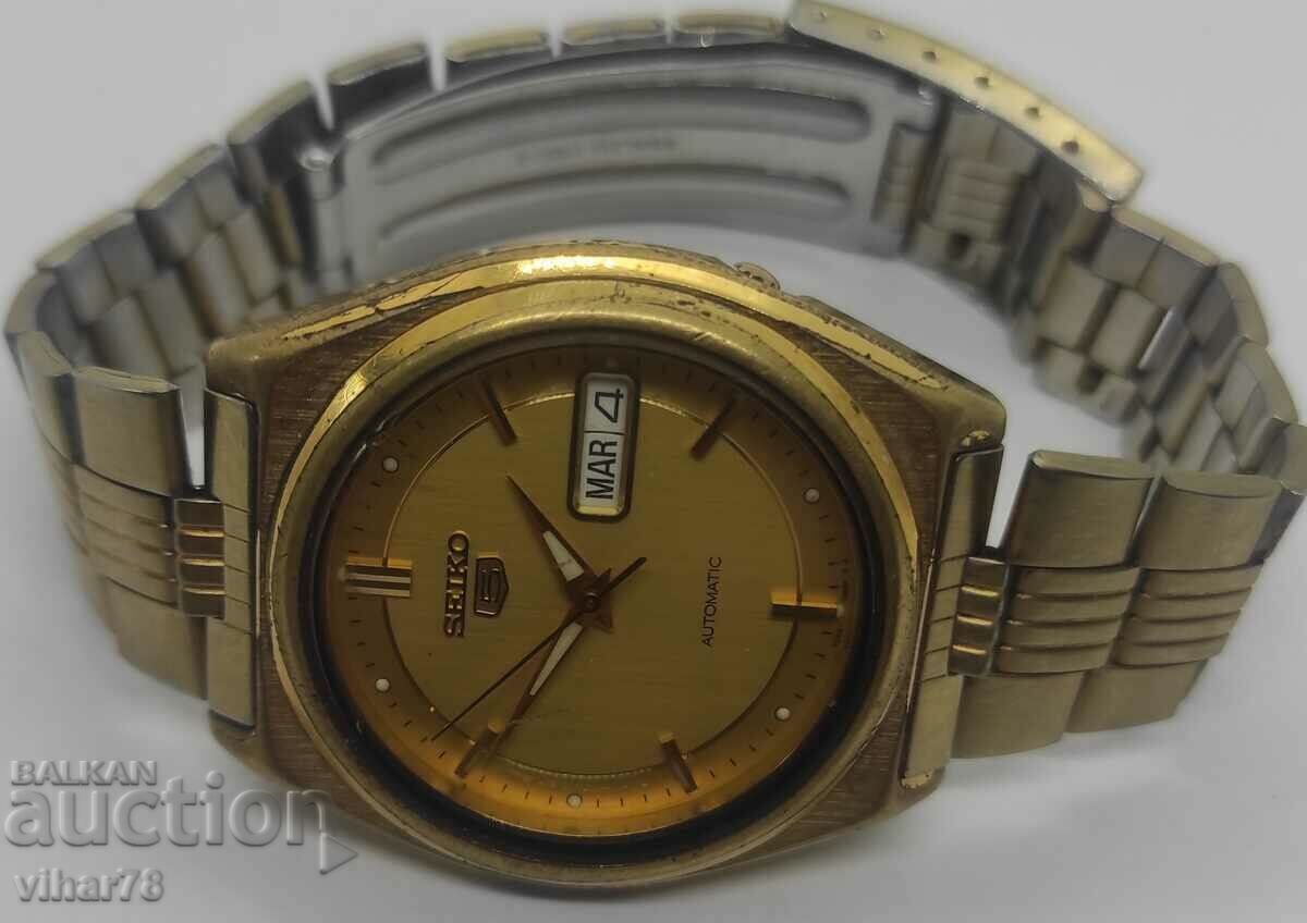 МЪЖКИ  Часовник РЯДЪК МОДЕЛ-СЕИКО-SEIKO 5 с цена € 79.99 | 156.45 лв.