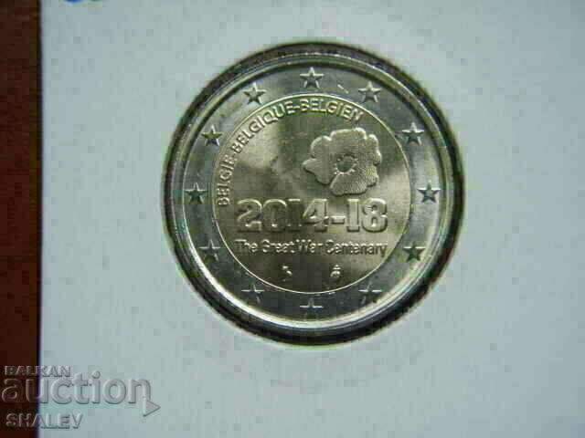 Auction 2 euro 2014 Belgium "100 years WGW" (1) Belgium -Unc (2 euro) Auction 2 euro 2014 Belgium "100 years WGW" (1) Belgium -Unc (2 euro)
