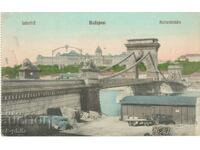 Old postcard - Budapest, Margaret Bridge
