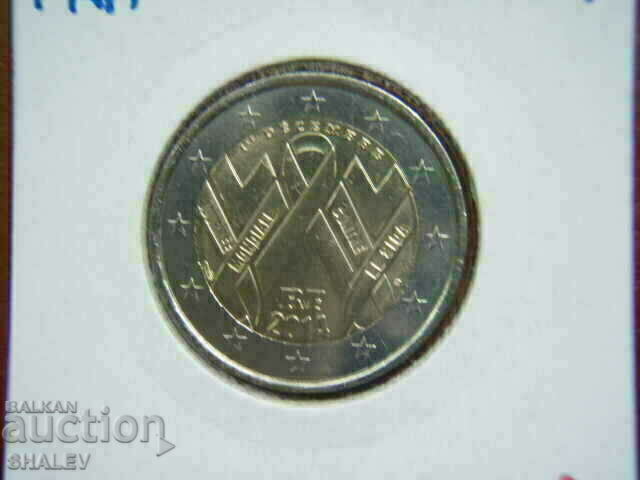 2 euro 2014 France "AIDS" (2) /France/ - Unc (2 euro) with price € 5.89 | 11.52 BGN