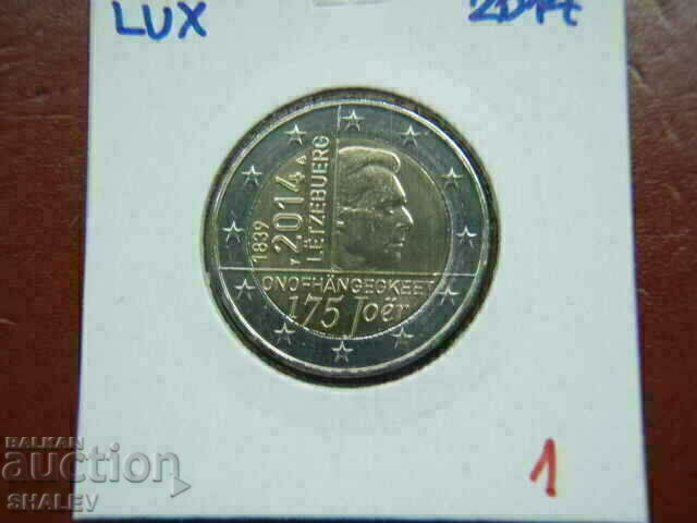 Livrarea 2 euro 2014 Luxemburg „175 ani” (1) Luxemburg (2 euro)