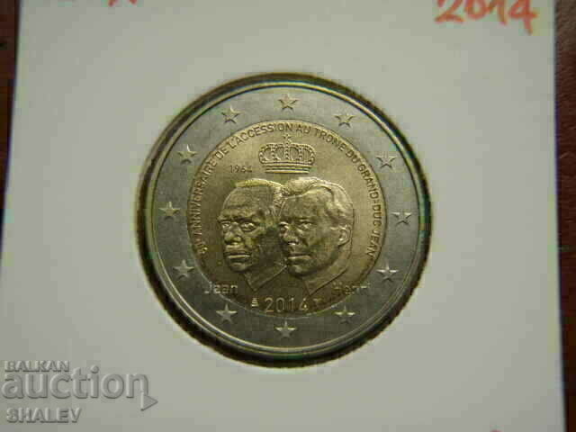 2 euro 2014 Luxemburg "Joan & Henri" (2) Люксембург (2 евро)