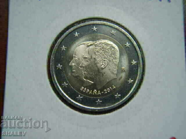 2 euro 2014 Spain "Phelipe VI" (2) /Spain/ - Unc (2 euro) with price 9.89 BGN | € 5.06
