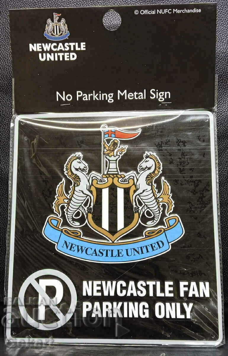 FOOTBALL Metal Sign NEWCASTLE UNITED F.C. Ηνωμένο Βασίλειο