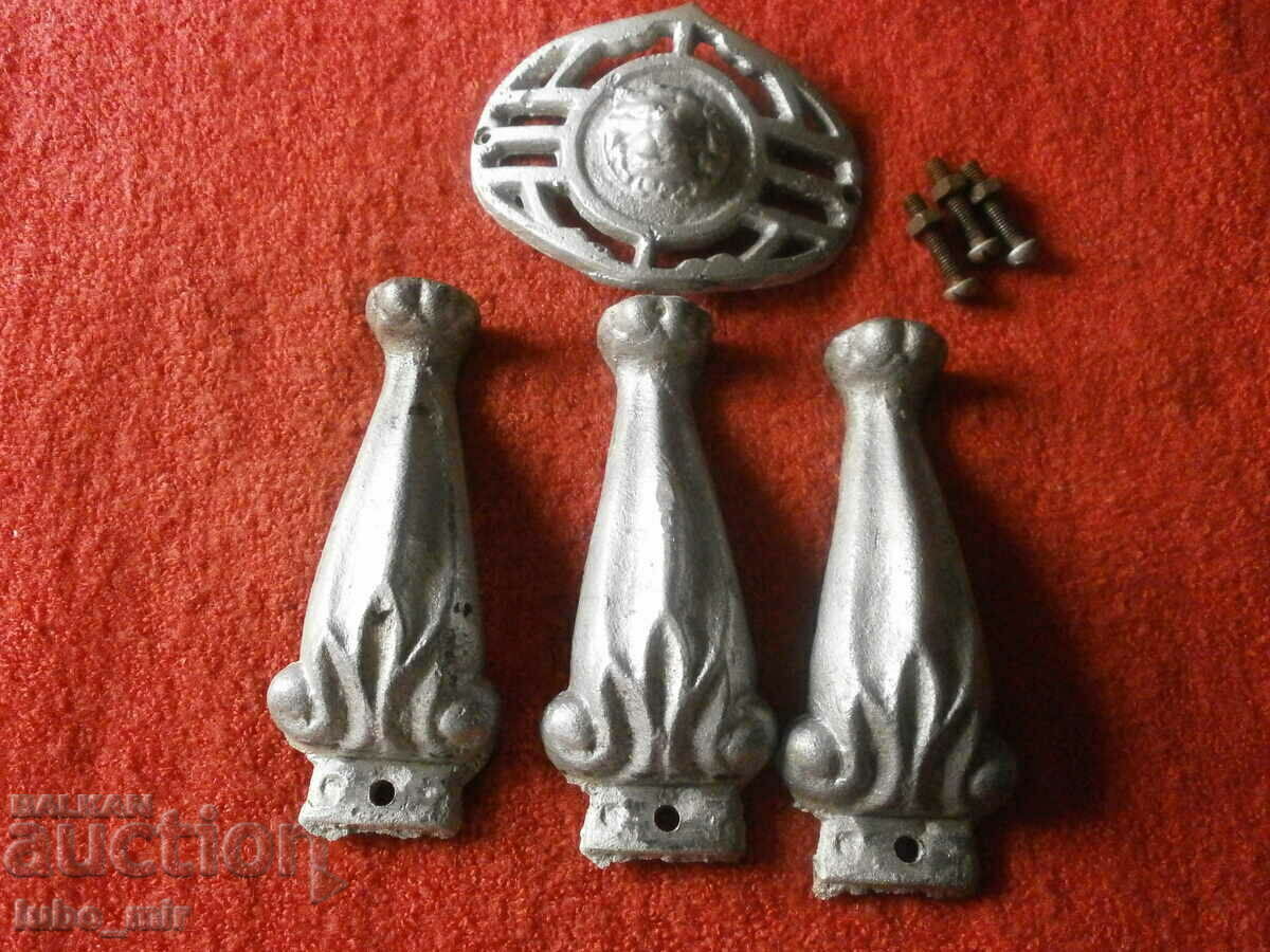 LOT OLD OIL FURNACE LEG AND APPLIANCE - 7