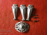 LOT OLD OIL FURNACE LEG AND APPLIANCE