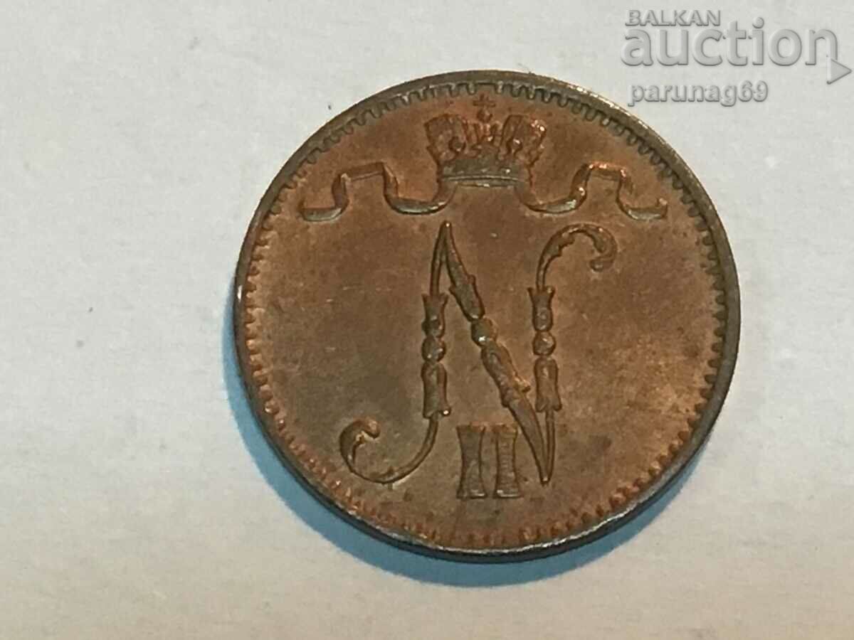 Russia to Finland 1 penny 1907 (OR)
