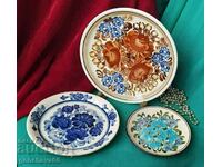 Painted plates for decoration POLAND