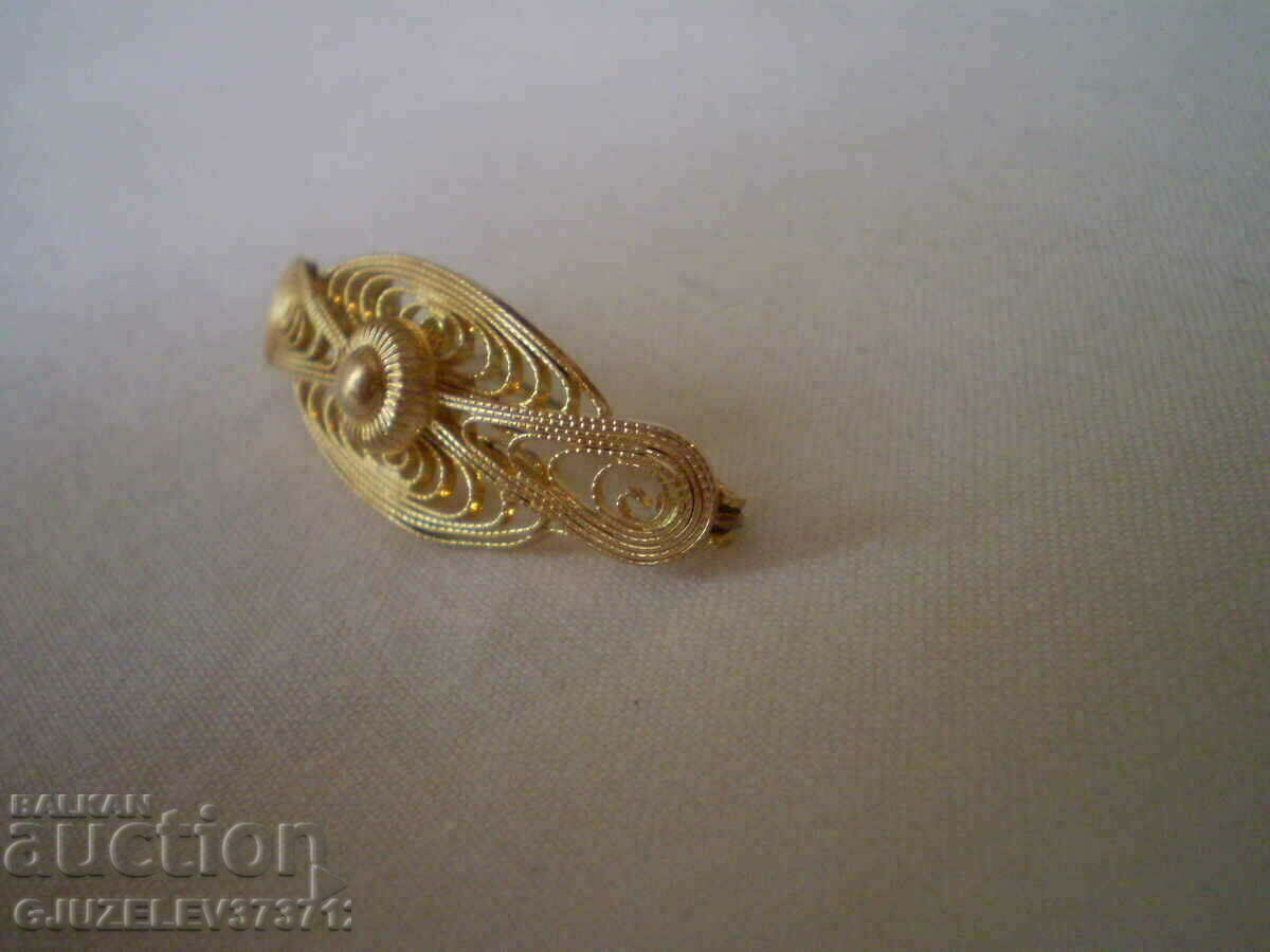 Old brooch with gilding, filigree with price 30.00 BGN | € 15.34 Old brooch with gilding, filigree with price 30.00 BGN | € 15.34