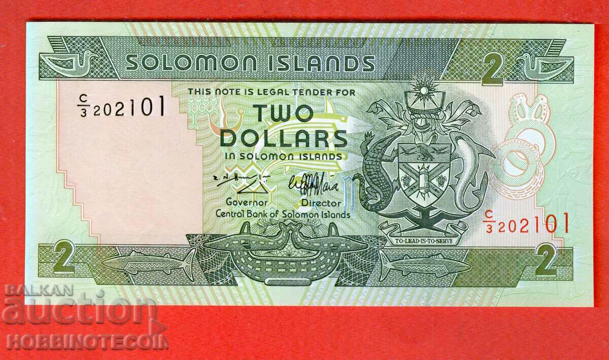 INSULELE SOLOMON SOLOMON ISL 2 $ emisiune 1997 - 202 101 UNC