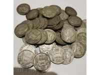60 pieces of silver coins x BGN 50 1934