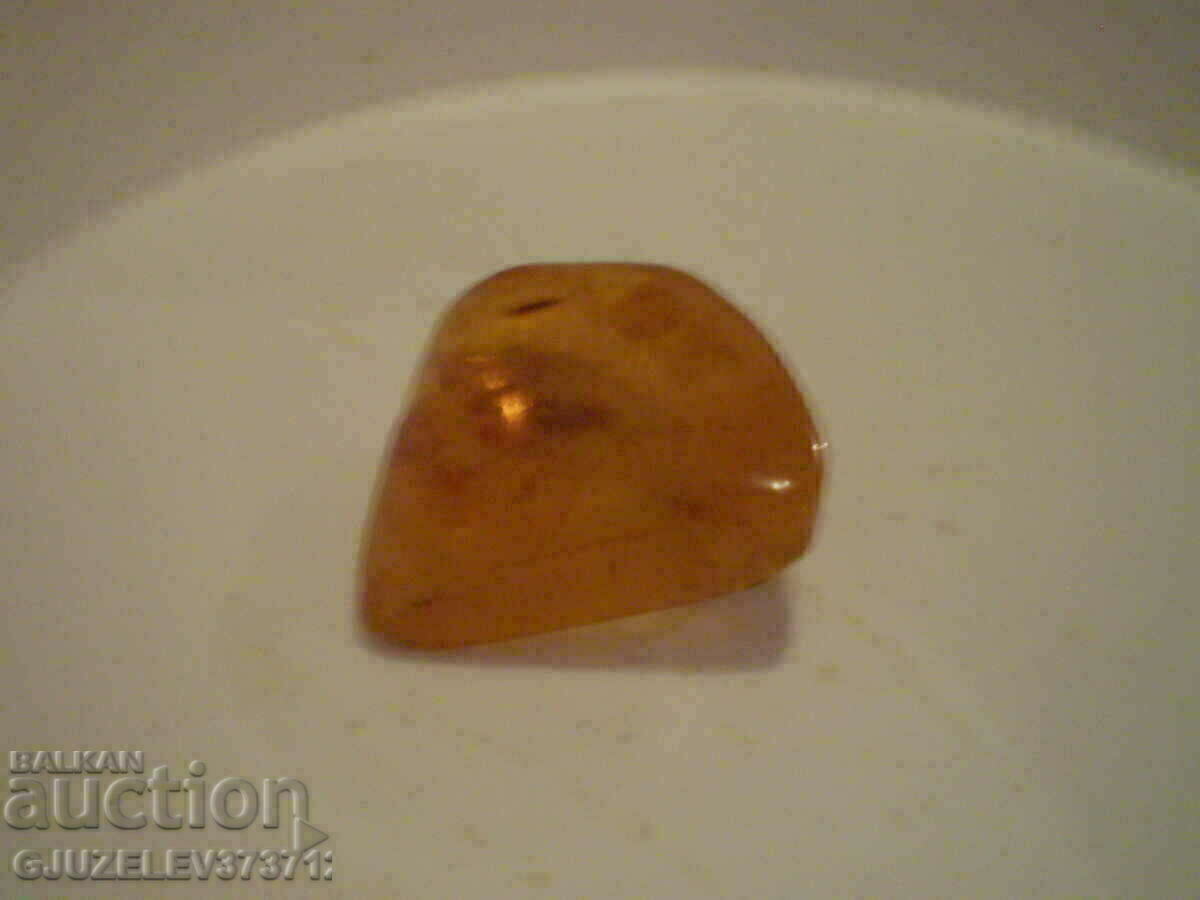 RUSSIAN AMBER BROOCH VINTAGE JEWELRY 100% NATURAL BALTIC - 7