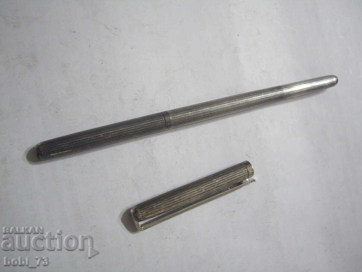 Old silver-plated fountain pen.''Ronson''Germania with price 80.00 BGN | € 40.90 Old silver-plated fountain pen.''Ronson''Germania with price 80.00 BGN | € 40.90