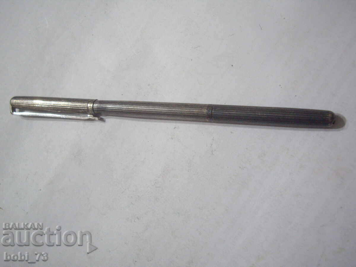 Old silver-plated fountain pen.''Ronson''Germania