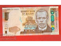 МАЛАВИ MALAWI - 500 Квача - issue 2014 - НОВА UNC
