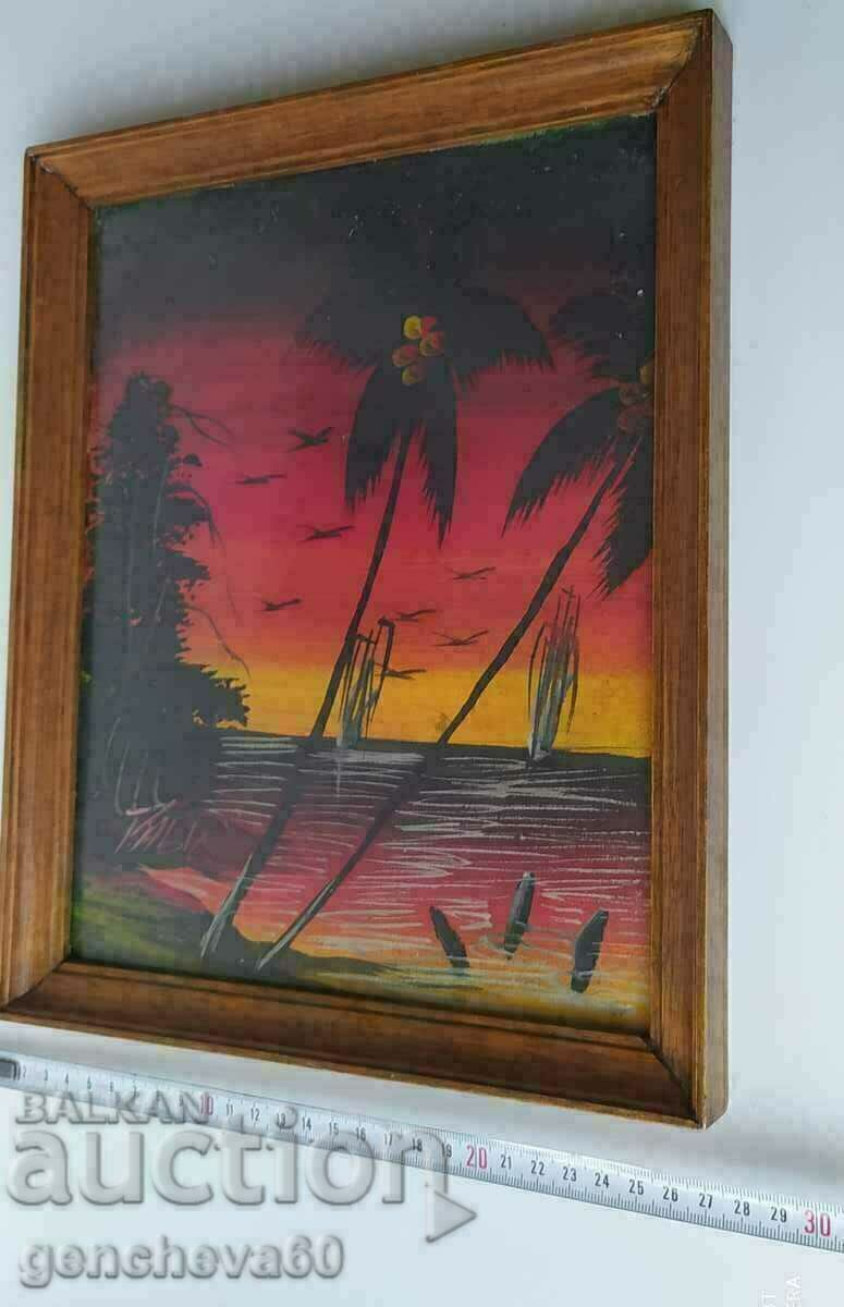 Delivery of Original Painting "Boats" Oil on Canvas Delivery of Original Painting "Boats" Oil on Canvas