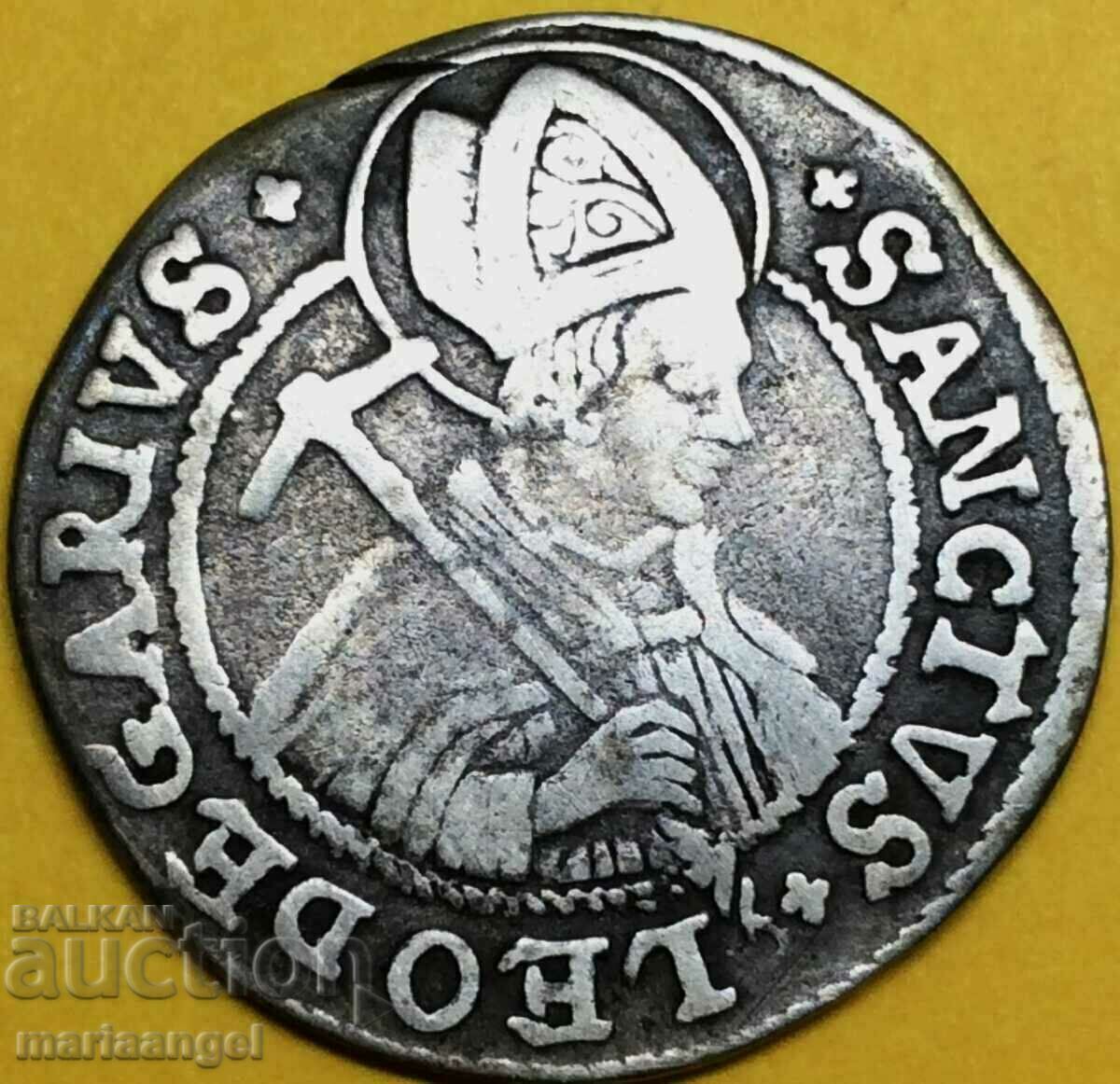Швейцария 1 ДИКЕН 1623 кантон Луцерн Св. Леодегариус 7,40г R